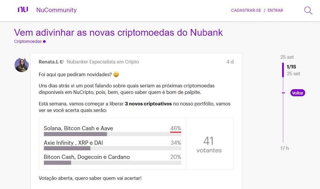 Nubank annonce la cotation de Bitcoin Cash et de deux autres crypto-monnaies - La Crypto Monnaie