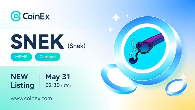 CoinEx Will List SNEK on May 31