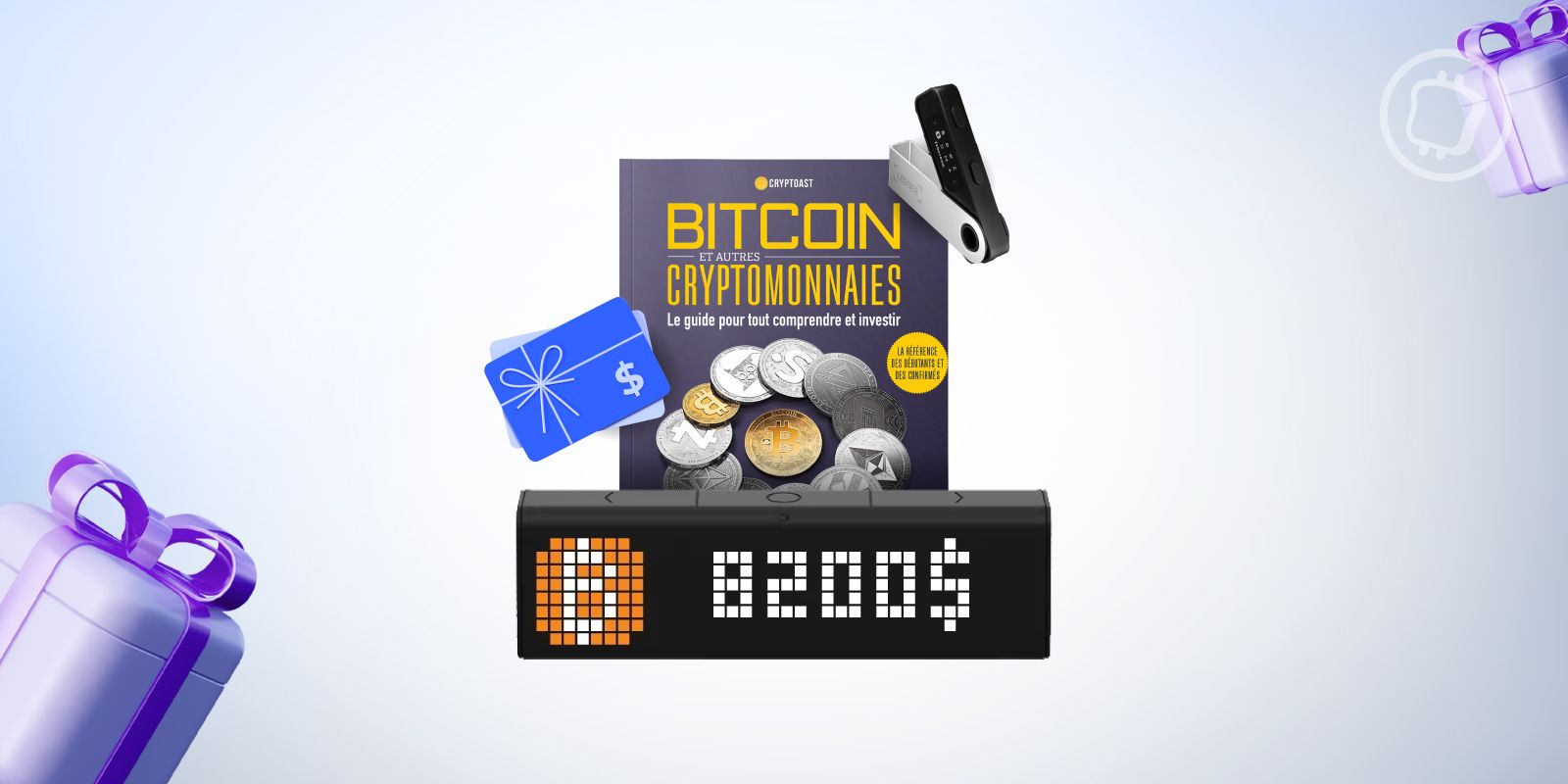 Les meilleurs cadeaux crypto et Bitcoin à offrir pour Noël 2022