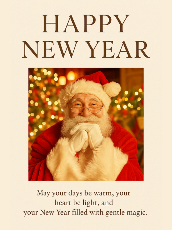 산타의 새해 인사