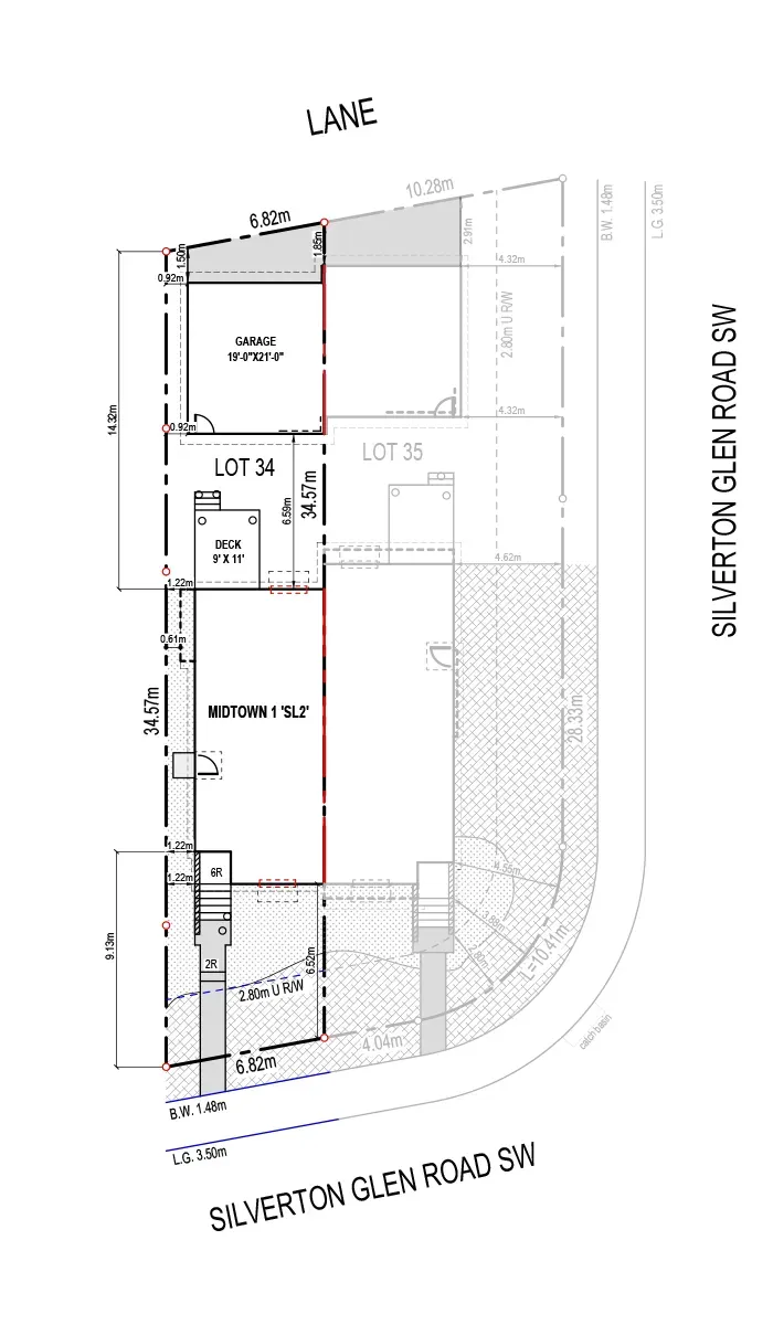 287 Silverton Glen Road Plot Plan