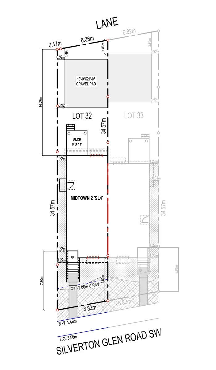295 Silverton Glen Road Plot Plan