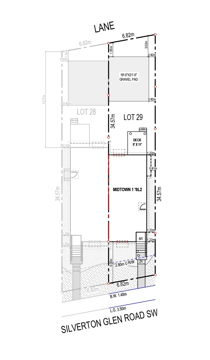 307 Silverton Glen Road Plot Plan