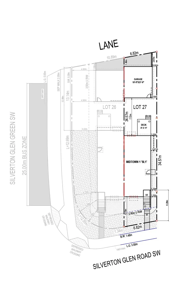 315 Silverton Glen Road Plot Plan