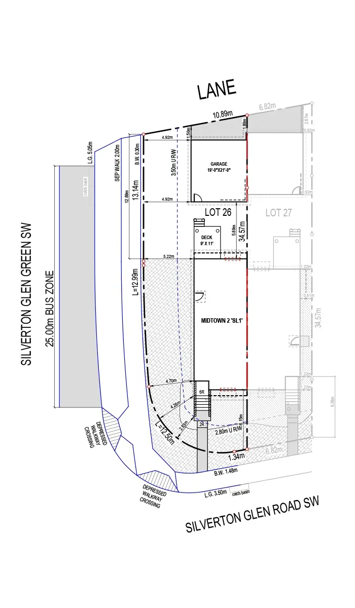 319 Silverton Glen Road Plot Plan