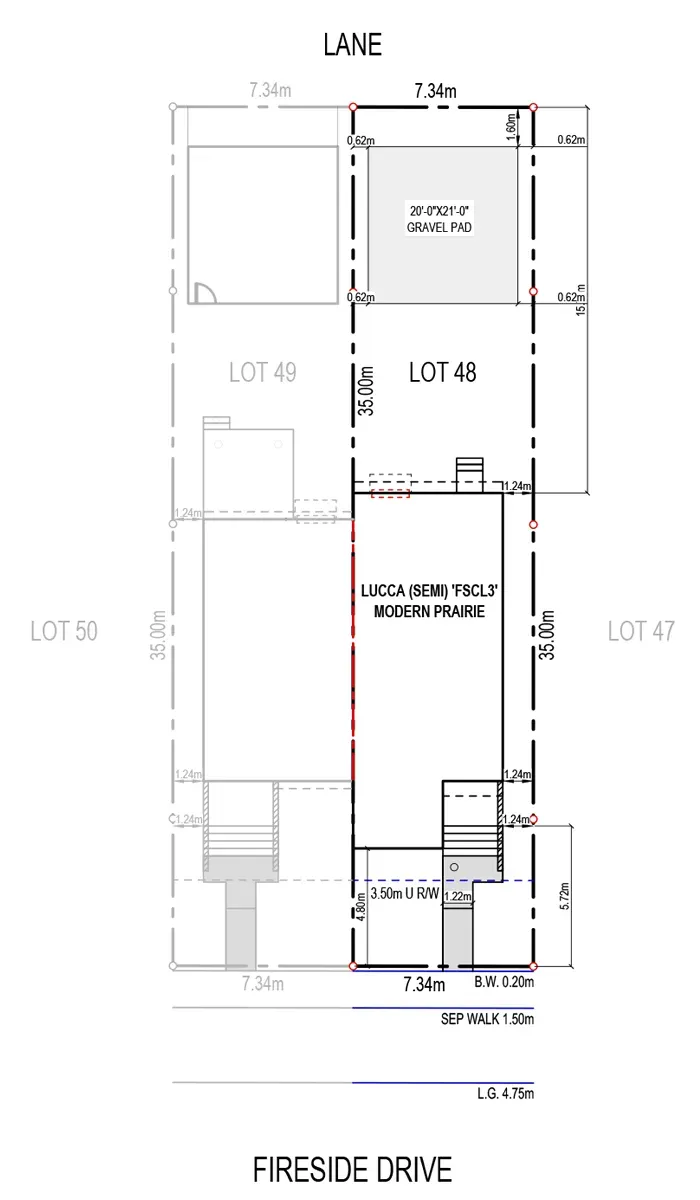 Fireside Dr plot plan