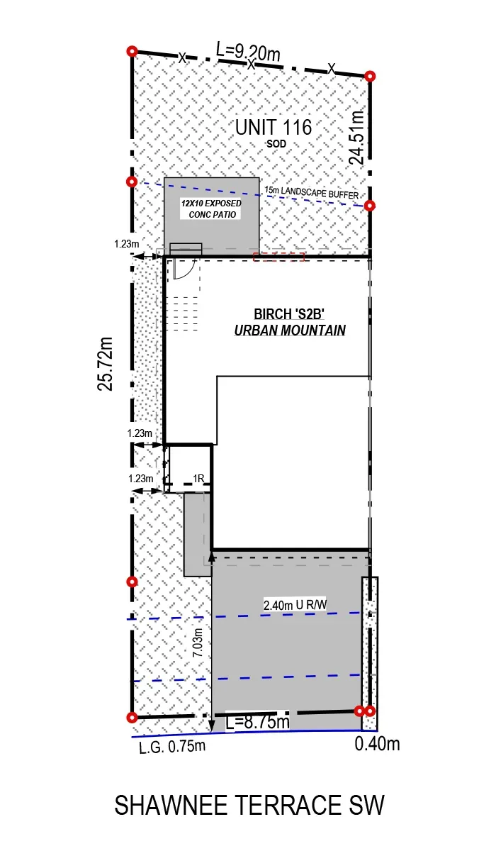 437 Shawnee Terrace Plot Plan