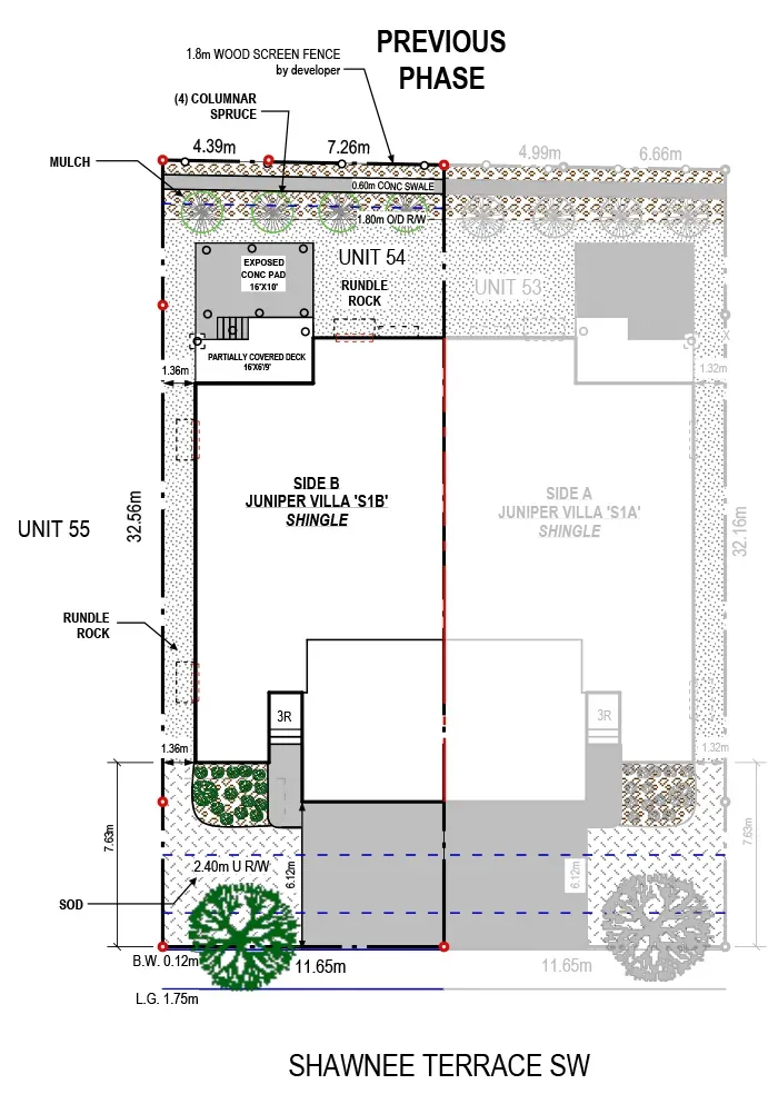 Juniper 640 plot plan