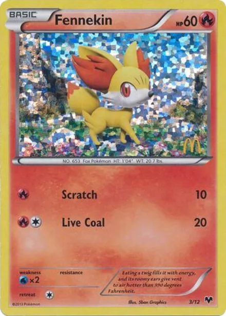 Fennekin 2014xy 3/12