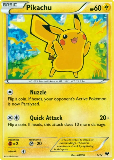 Pikachu 2014xy 5/12
