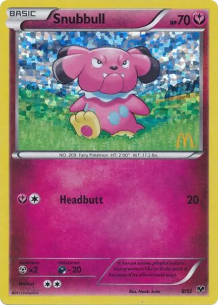 Snubbull 2014xy 8/12