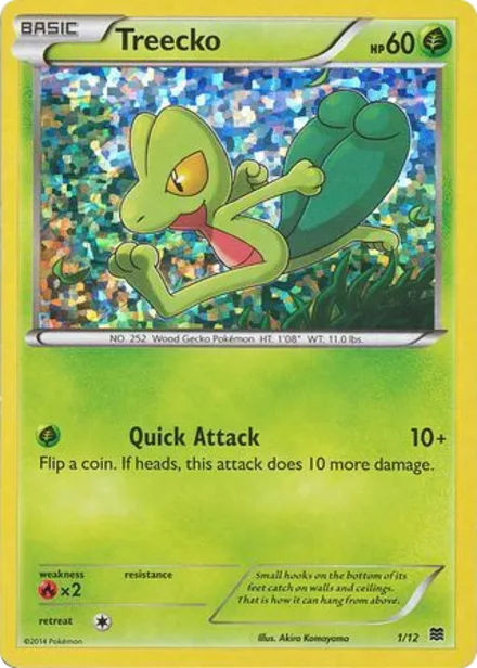 Treecko 2015xy 1/12