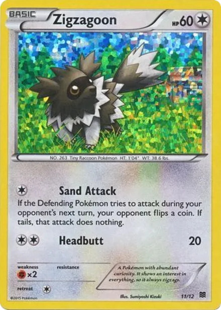 Zigzagoon 2015xy 11/12