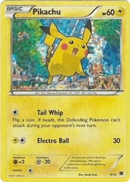 Pikachu 2015xy 6/12