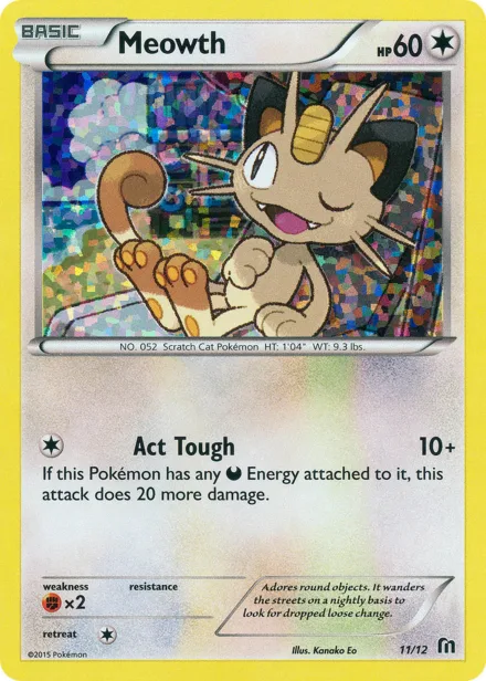 Meowth 2016xy 11/12