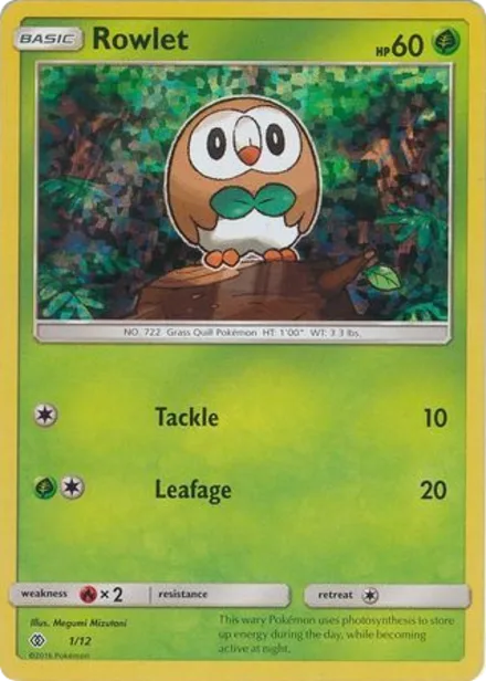 Rowlet 2017sm 1/12