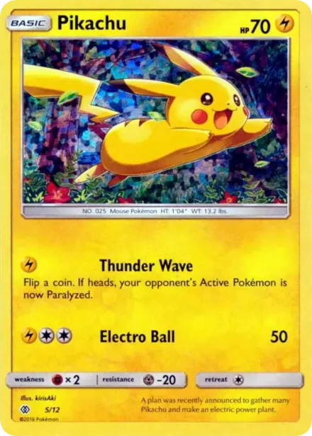 Pikachu 2017sm 5/12