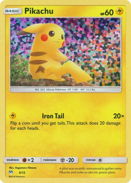 Pikachu 2019sm 6/12