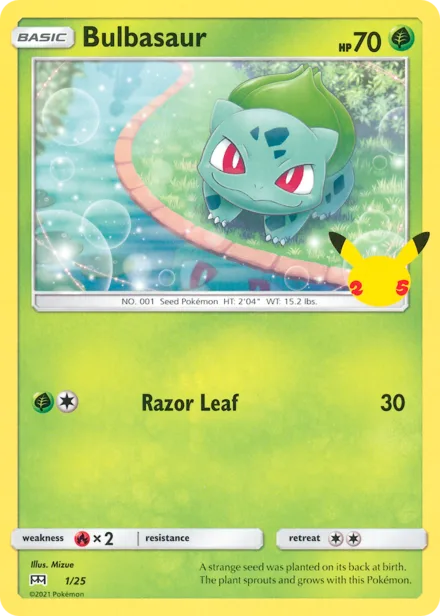 Bulbasaur 2021swsh 1/25