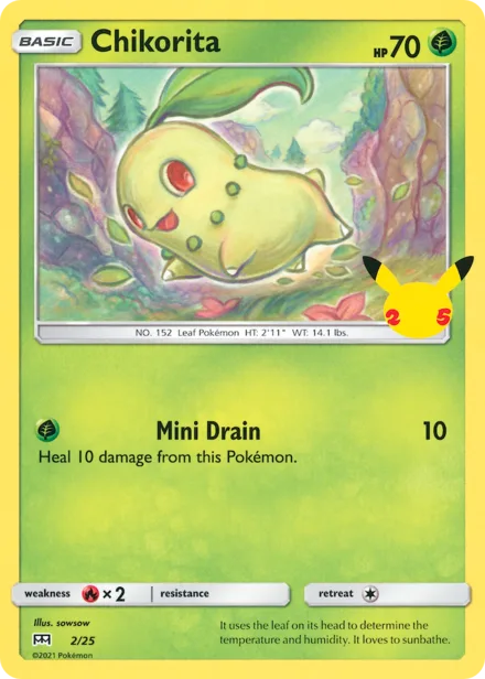 Chikorita 2021swsh 2/25