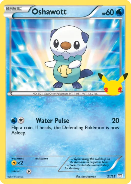 Oshawott 2021swsh 21/25