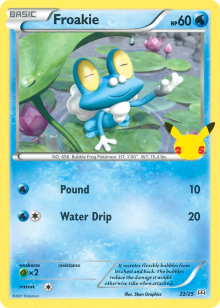 Froakie 2021swsh 22/25