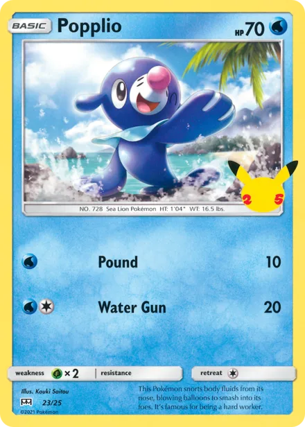 Popplio 2021swsh 23/25