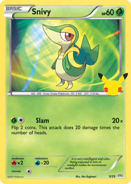 Snivy 2021swsh 5/25