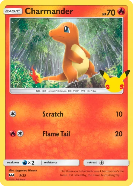 Charmander 2021swsh 9/25