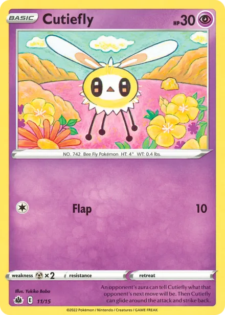 Cutiefly 2022swsh 11/15