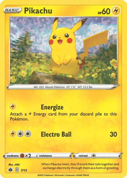 Pikachu 2022swsh 7/15