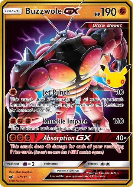 Buzzwole GX 30th-c 013