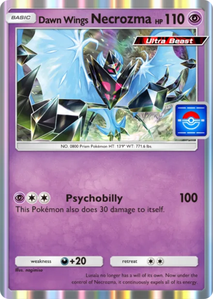 Dawn Wings Necrozma P-A 078