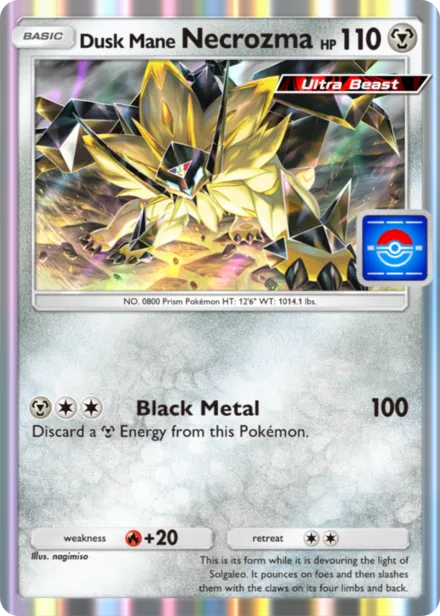 Dusk Mane Necrozma P-A 079