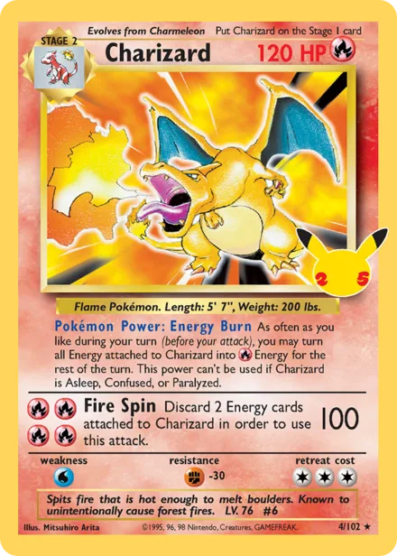 Charizard cel25cc CC002