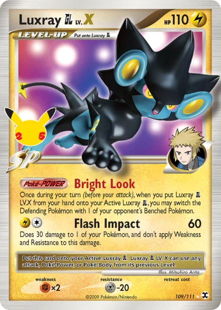 Luxray GL LV.X cel25cc CC017