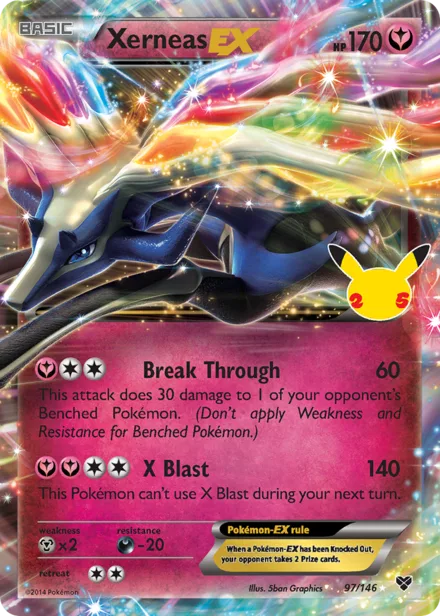 Xerneas EX cel25cc CC023