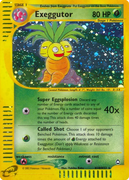 Exeggutor ecard2 H10