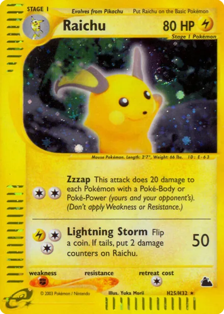 Raichu ecard3 H25