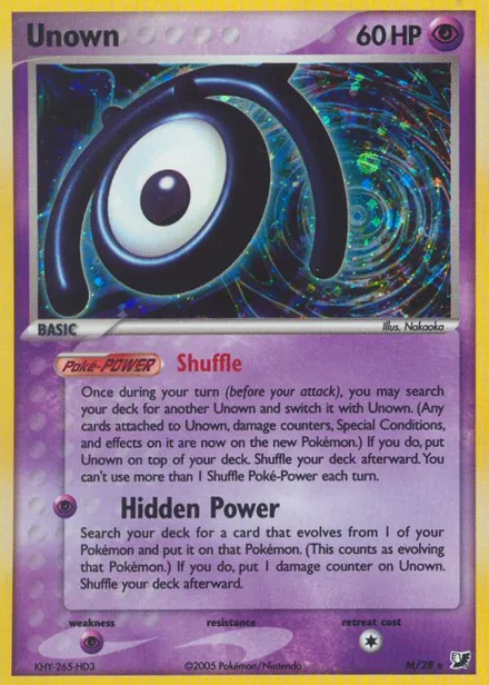 Unown exu M