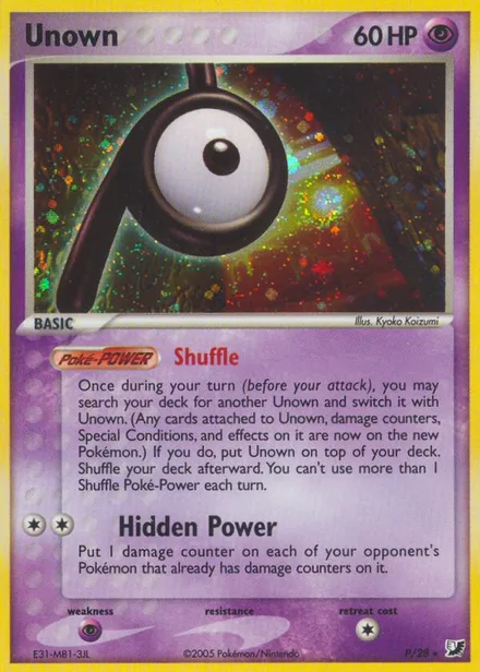 Unown exu P