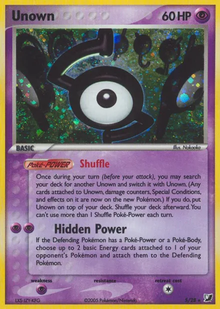 Unown exu S