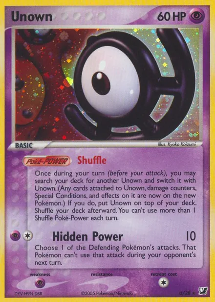 Unown exu U