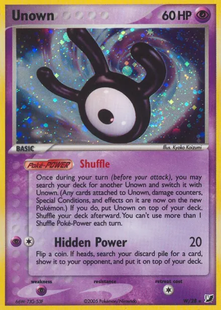 Unown exu W