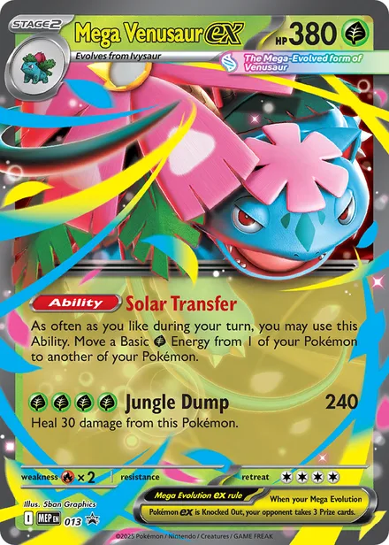 Mega Venusaur ex mep 013
