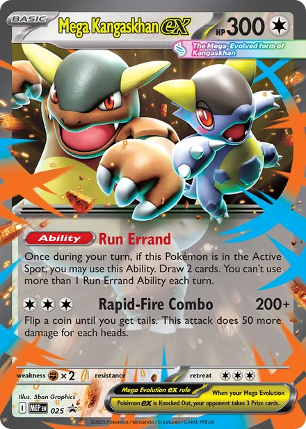 Mega Kangaskhan ex mep 025