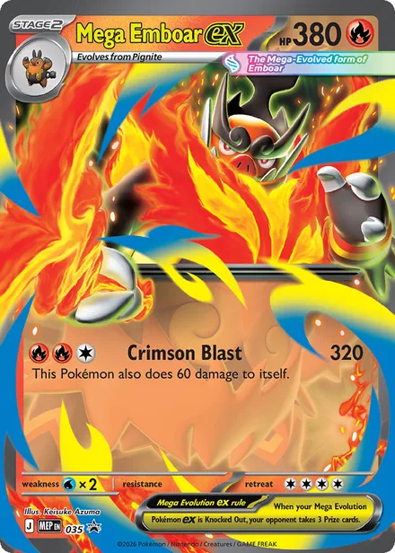 Mega Emboar ex mep 035