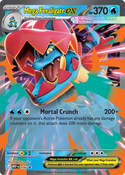 Mega Feraligatr ex mep 036
