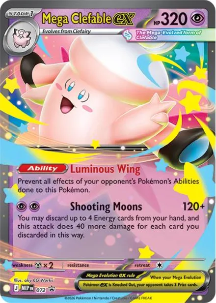Mega Clefable ex mep 072