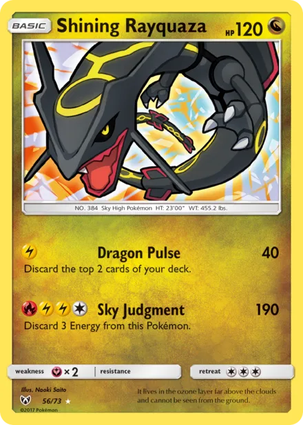 Shining Rayquaza sm3.5 56/73